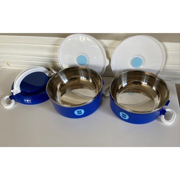 WW Weight Watchers Stackable Stainless Steel Lunch Snack Container Bento Box - Picture 2 of 4